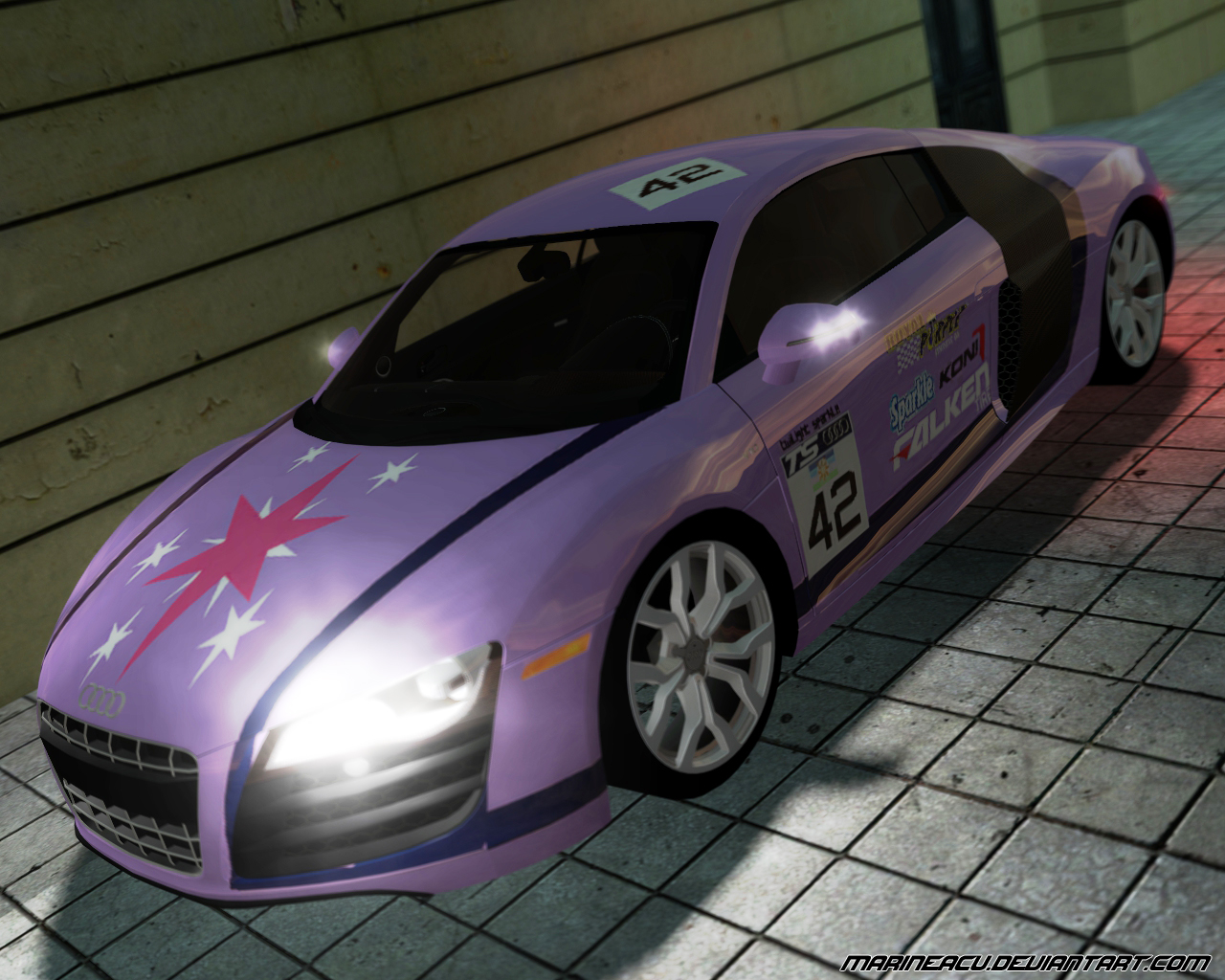 MLP Cars: Twilight Sparkle Audi R8 5.2 V10