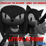Sonic and Knuckles - Lethal Weapon style poster