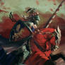 During the battle