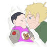 Boruto and his little baby sister