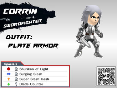 DLC Mii Fighter Recreations: Corrin (Male)