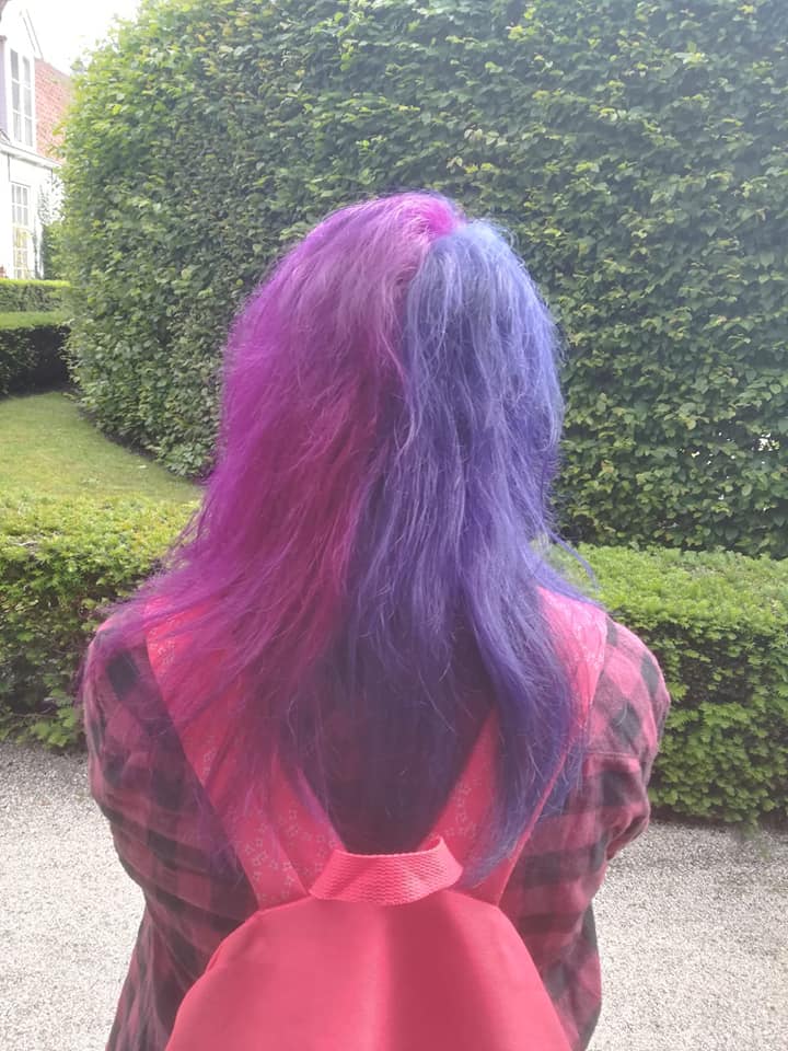 Split Dyed Hair By Sprytose On Deviantart Split Dyed Hair By Sprytose On Deviantart