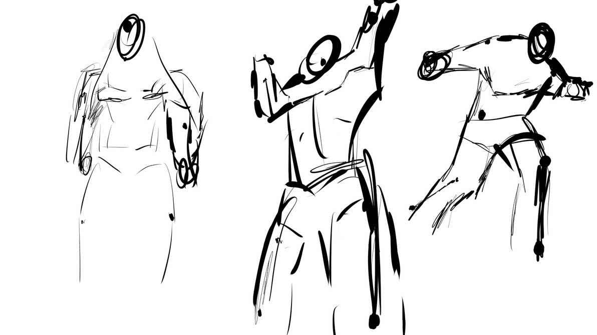 Drawing A Rough rough figure sketches by bigycf on DeviantArt