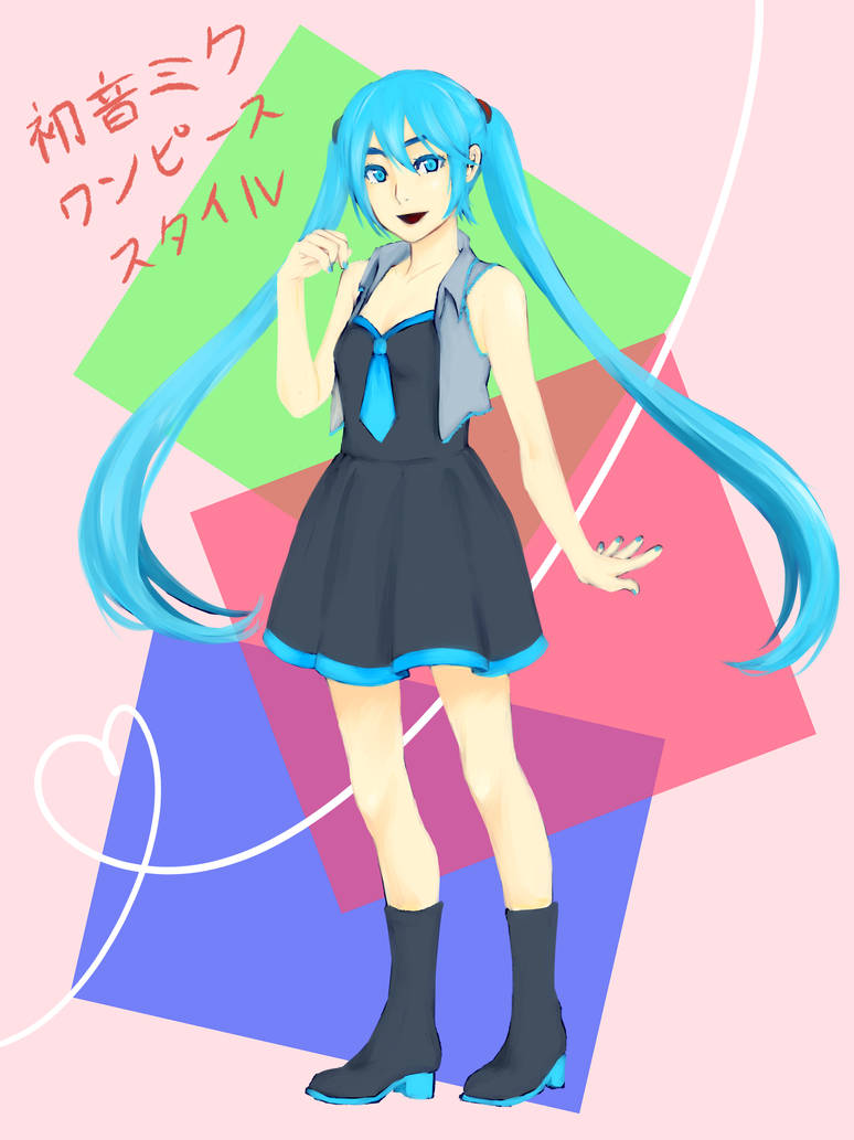 Miku One Piece Dress By Dzetsu On Deviantart Miku One Piece Dress By Dzetsu On Deviantart
