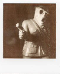 Doughboy with Gas Mask