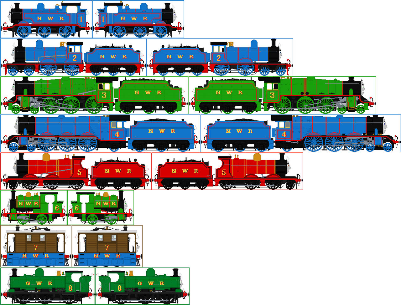 Custom Rws Background Engines The Eight Famous Engines (My RWS Style) by ErikoMclaggen1892 on DeviantArt