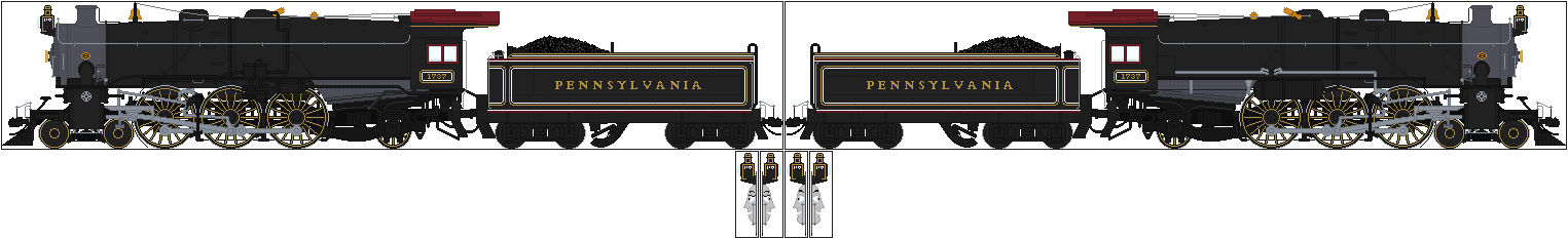 Prr K PRR K4 Class No. 1737 (Original Shape) by ErikoMclaggen1892 on DeviantArt