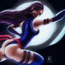 Psylocke in action