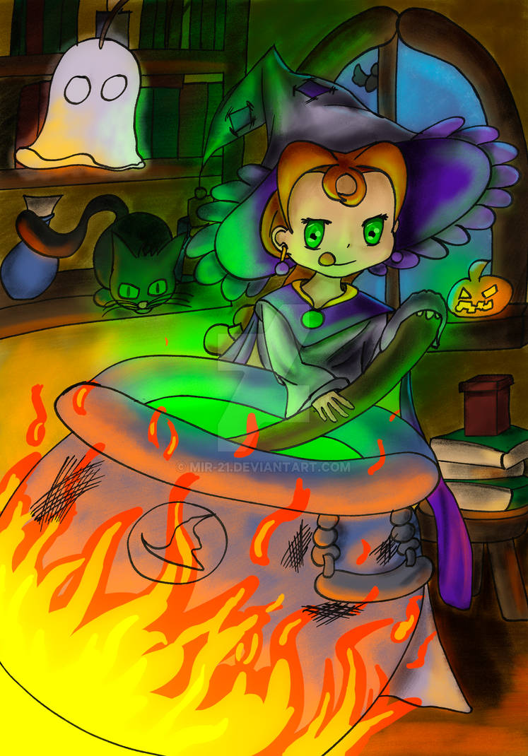 Demoness Cooking Cooking Witch by mir-21 on DeviantArt