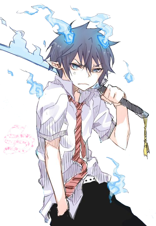 Ao No Exorcist - Rin Okumura - Render