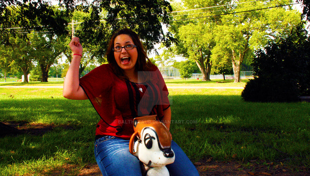 Rachael - Riding a Chipmunk by Balthesaur on DeviantArt