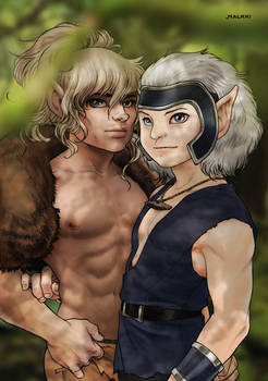 ElfQuest - Skywise and Cutter
