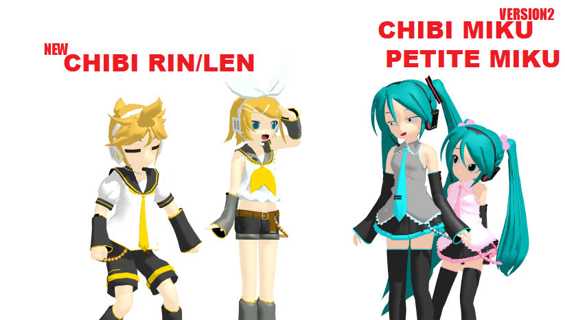 Mmd Chibi Rin Rin and Len Kagamine Chibi MMD by Jammer5fgd6 on DeviantArt