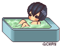Haru in Bathtub by Chipiy