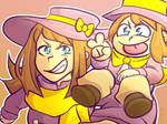 Hat Kid N Woman by makoshoku