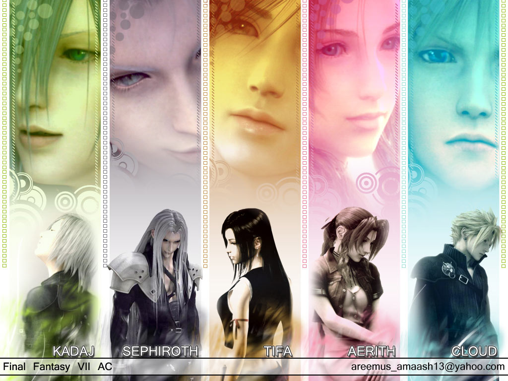 Ff Vii Ac Wallpaper By Areemus On Deviantart