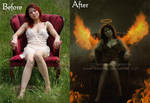 Angel Of Fire-Before And After