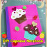 DIY cupcake theme notebook