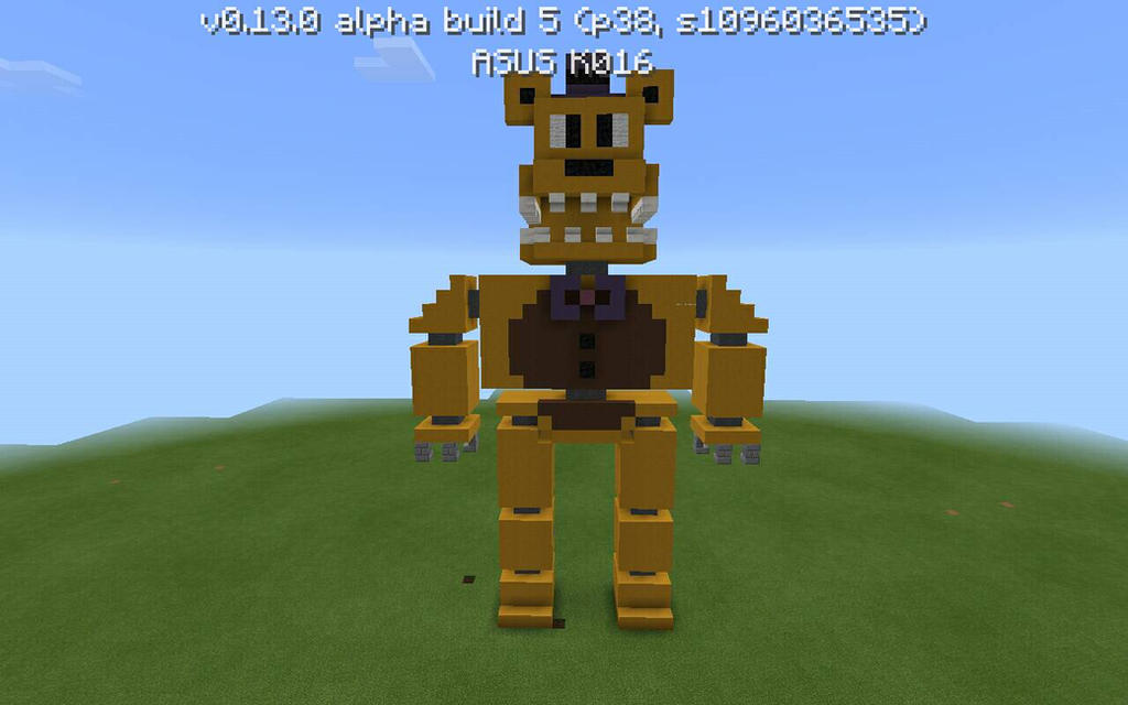 Minecraft Java Fred Bear Mod Fredbear Minecraft by XwolfXER on DeviantArt