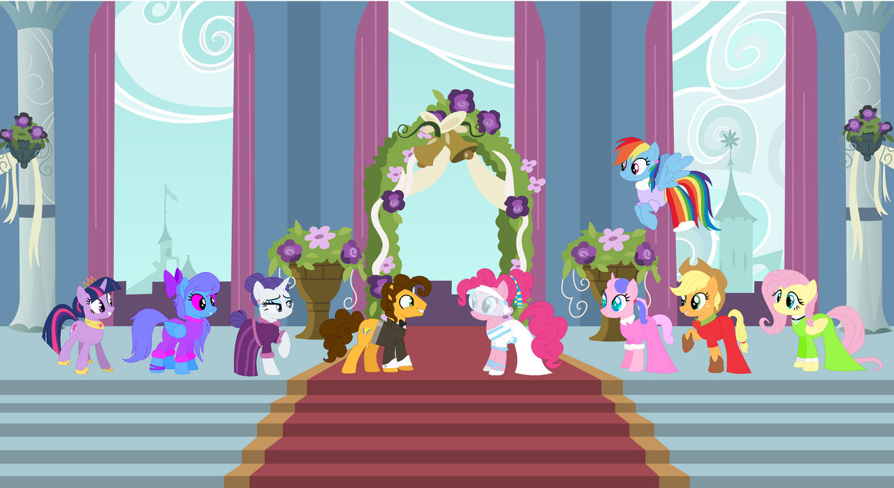 Pinkie pie and Cheese sandwich's wedding by hoalyden on DeviantArt