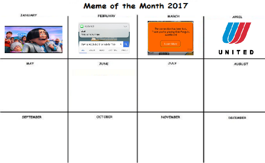 Meme of the Month 2017