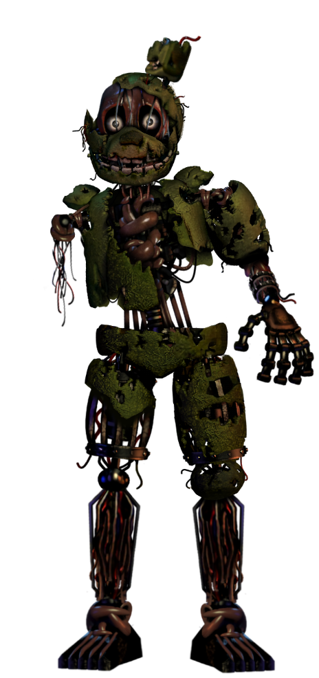 Freaky Springtrap FNAF Withered Springtrap by DRDOXX on DeviantArt