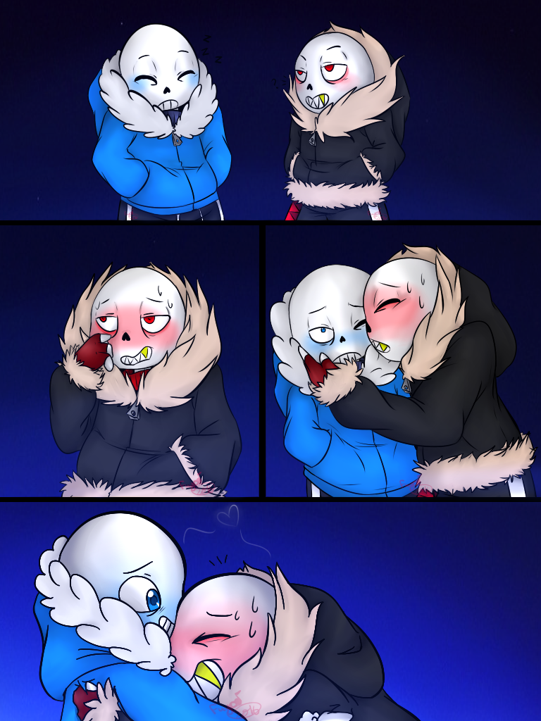 [Comic] UnderTale and UnderFell Sans - Wake up