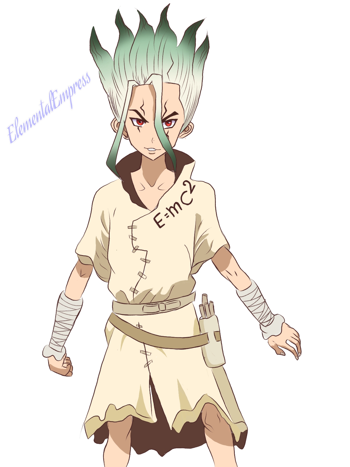 Senku by ElementalEmpress34 on DeviantArt