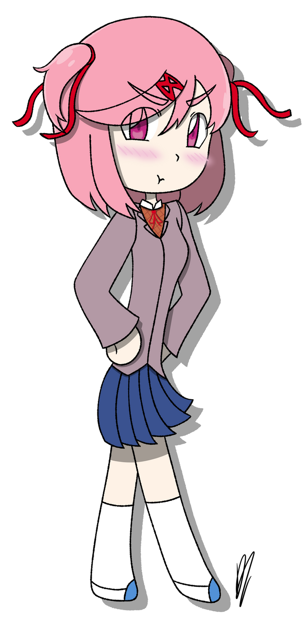 DDLC Cartoon Natsuki by rainboegummisnakes on DeviantArt DDLC Cartoon Natsuki by rainboegummisnakes on DeviantArt