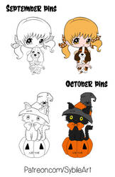 September and october pins projects