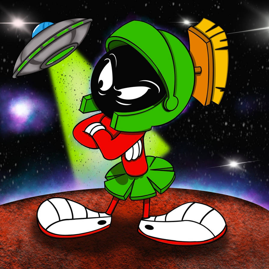 Marvin The Martian drawing by PixelTimeMachine on DeviantArt