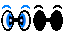 Cyan Blue Splatoon Eyes