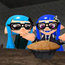 Georgia and Miyako Likes Pie (Splatoon GMOD)