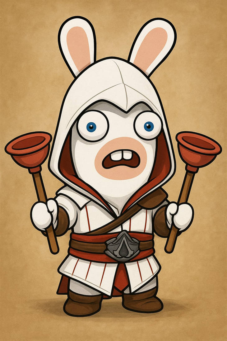 Assassin's Creed Raving Rabbid Assassin's Creed: Hall of Fame - Ezio Rabbid by Agenger-One on DeviantArt