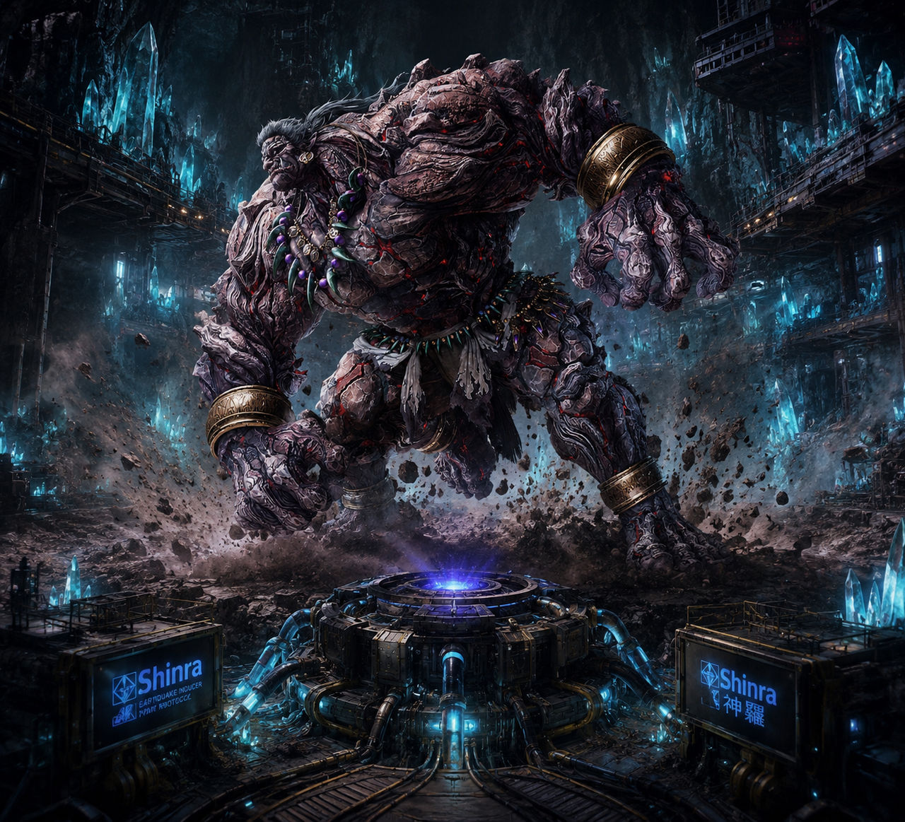 mtg final fantasy titan First x cards revealed : r/FinalFantasy Astral Titan (primeval Titan) (showcase)