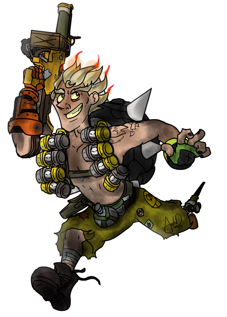 Overwatch Junkrat By DahJezus On DeviantArt overwatch-junkrat-by-dahjezus-on-deviantart