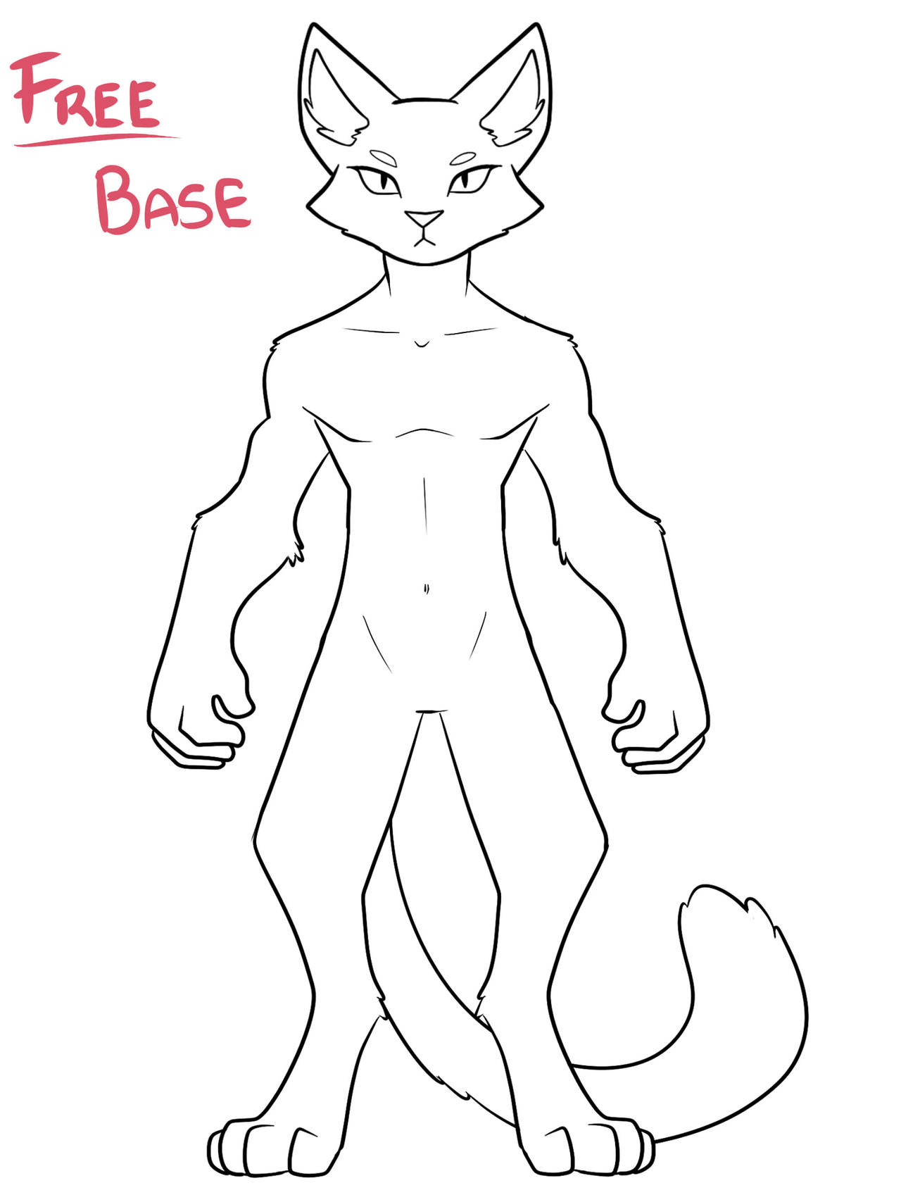Furry Types Base Furry Base #1 by TheOminousAlien on DeviantArt