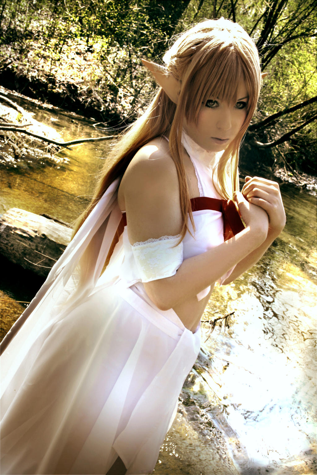 Sword Art Online Asuna (Queen) Cos - Real Fairy