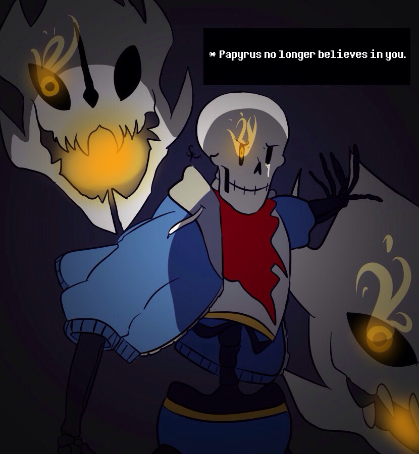 Distressed Papyrus Disbelief Papyrus by SpaceKeys on DeviantArt