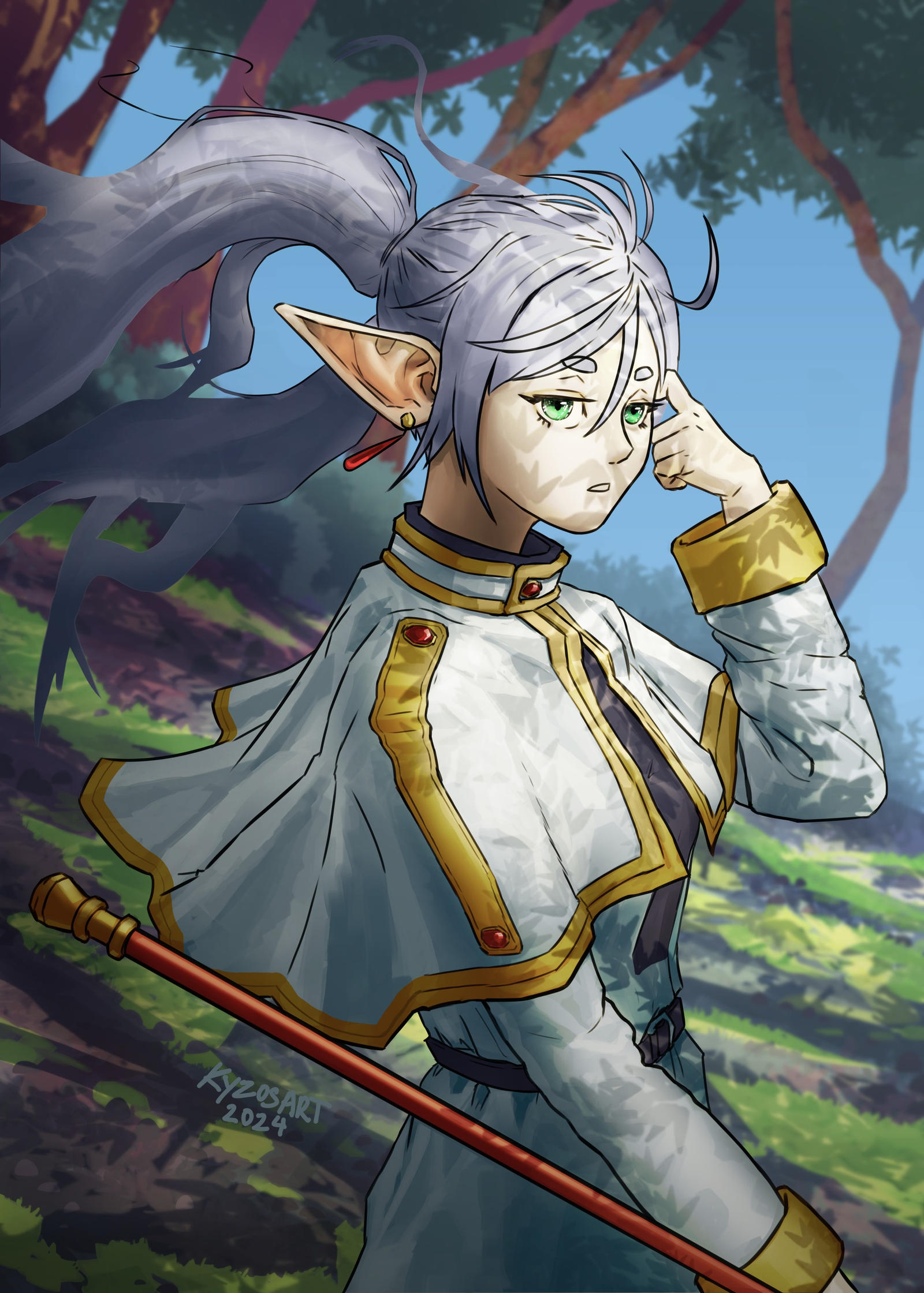 Fan Art - Frieren by KyzosArt on DeviantArt