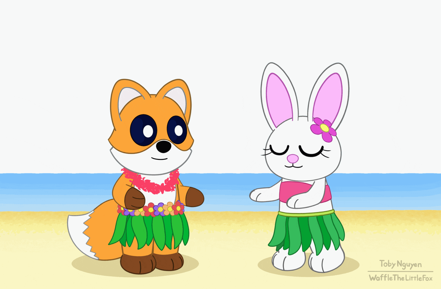 Hula dancing (Tumblr inbox) by Toby-Nguyen on DeviantArt