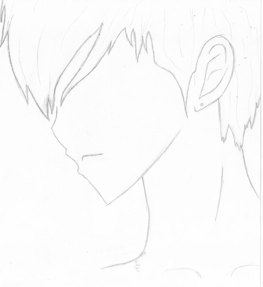 Anime guy, side view by Stubby1 on DeviantArt