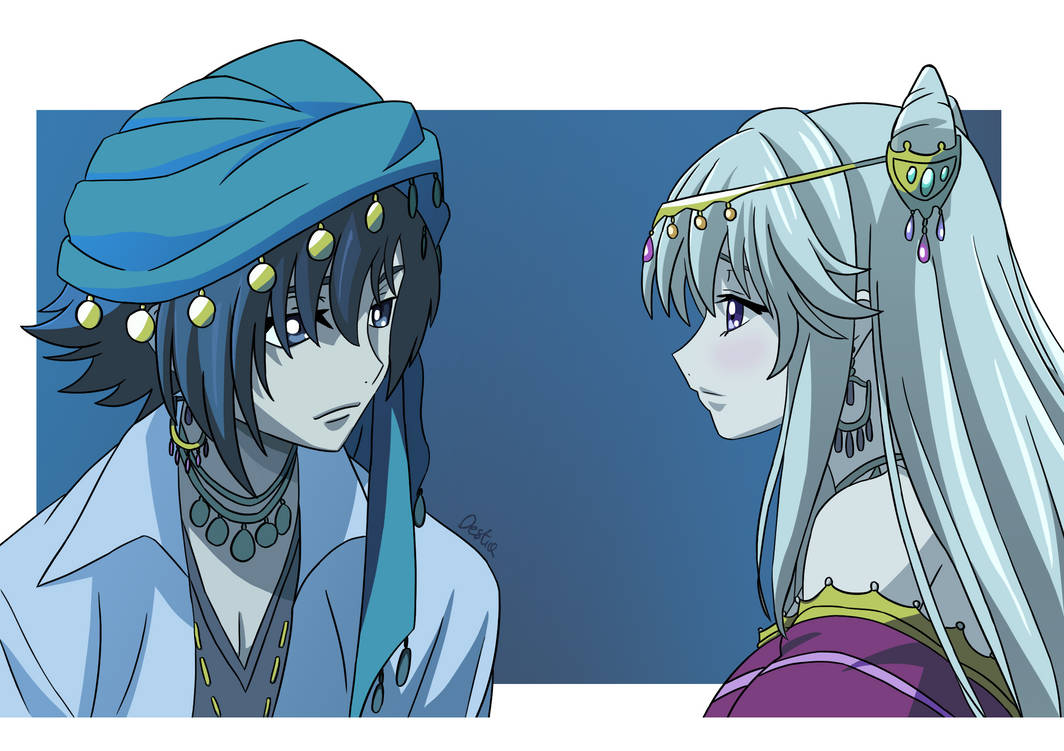 Akito x Leila by DestiaArt on DeviantArt