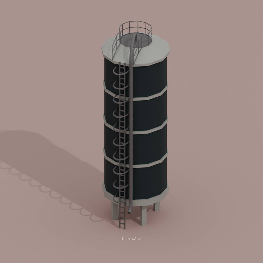 3D Silo by DestiaArt on DeviantArt