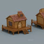 3D Wooden House 1