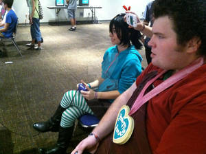 Glitches cheat, man... @ Sacanime 2013