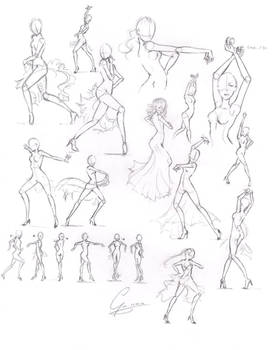 Solo Paso Doble Poses, practice