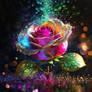 Creating a beautiful multicolored rose 2