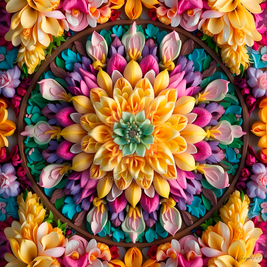 Spring Mandala Examples Spring Mandala by jerod64 on DeviantArt