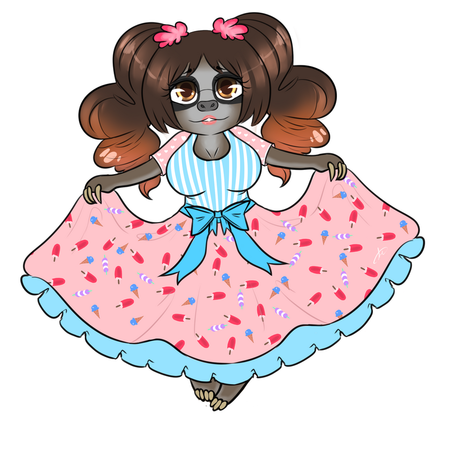 Chibi Commission for cute sloth by Sexu-Slug on DeviantArt